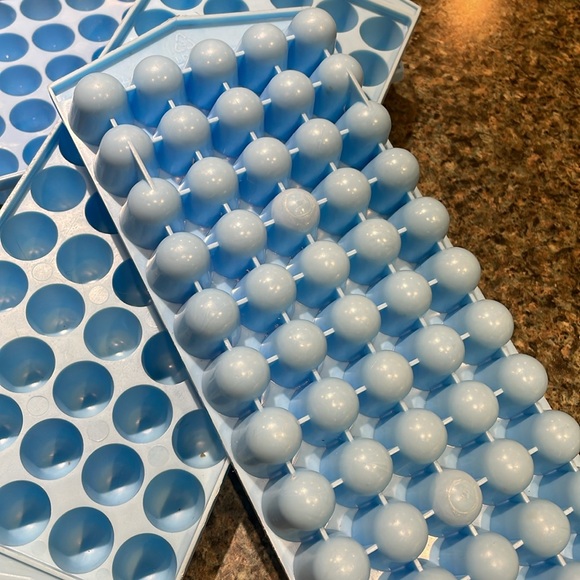 THREE 3 Jelly bean/small ice blue plastic mold tray 72 molds crafts etc - Picture 4 of 6